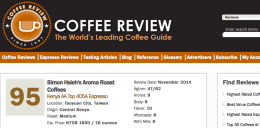 VROTECS PRO-6 使用者於 Coffee Review 获得 95分！